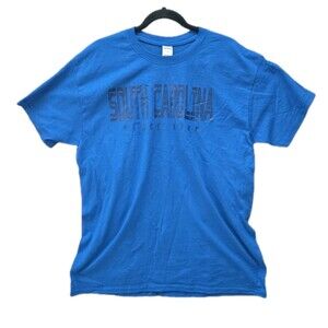 South Carolina Since 1788 Blue Short Sleeve T-Shirt Size Large L